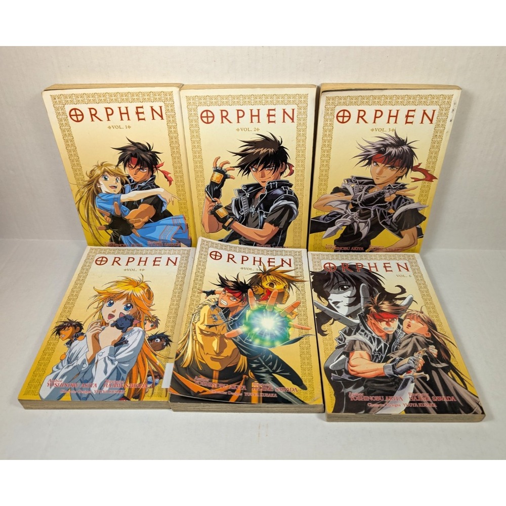 Orphen Manga Complete Vol 1 2 3 4 5 6 English Yoshinobu Akita ADV
